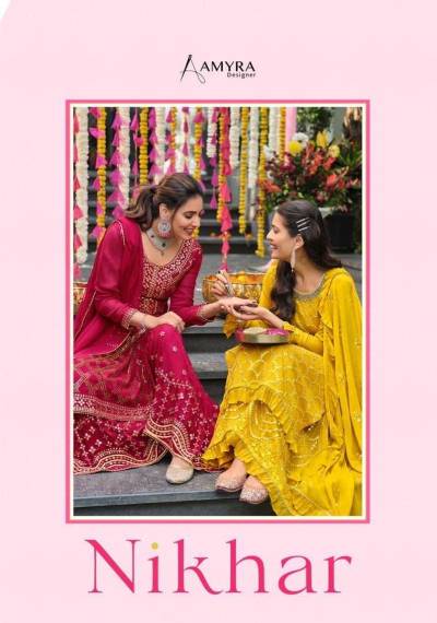 Nikhar By Amyra Designer Partywear Salwar Kameez Collection